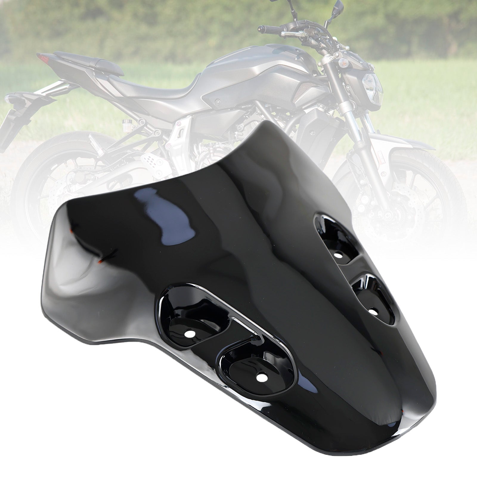 ABS-Motorrad-Windschutzscheibe, passend für Yamaha MT-07 MT 07 2021–2023