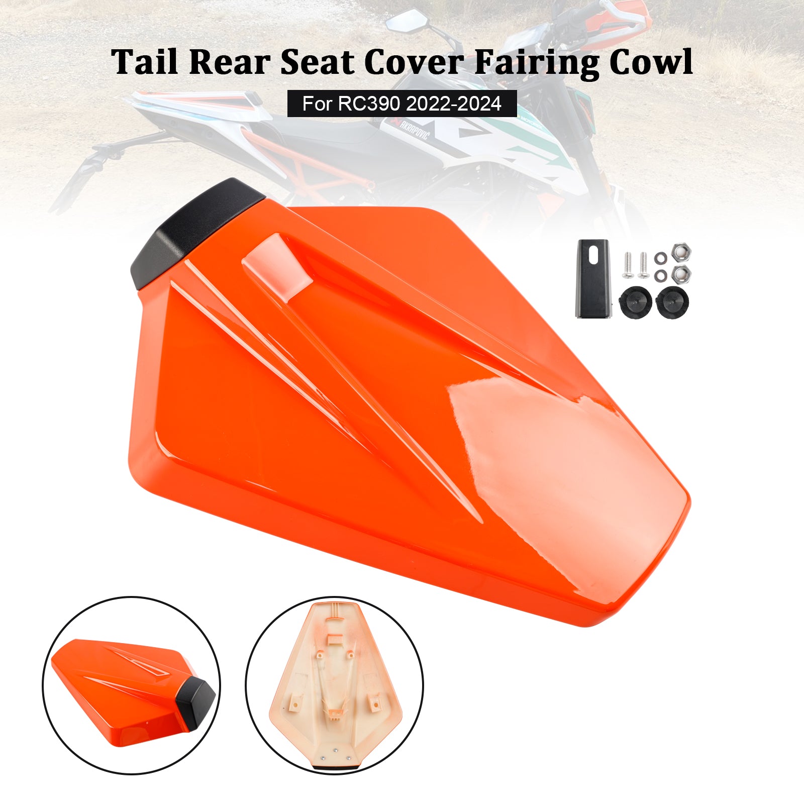 22-24 KTM RC390 Tail Rear Seat Cover Fairing Cowl