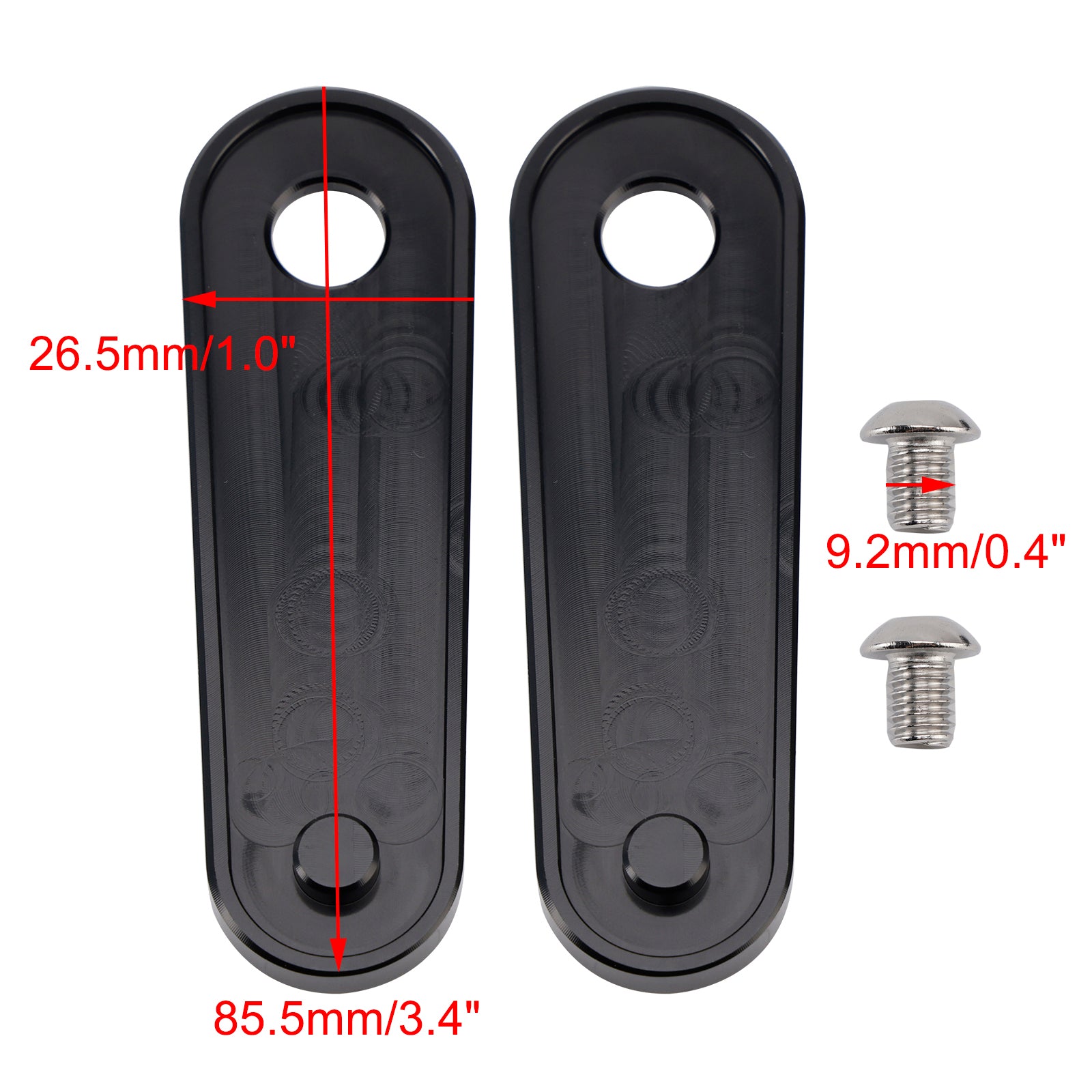 93-23 Electra Glides Road Glides Rear Floorboard Foot Peg Frame Plates