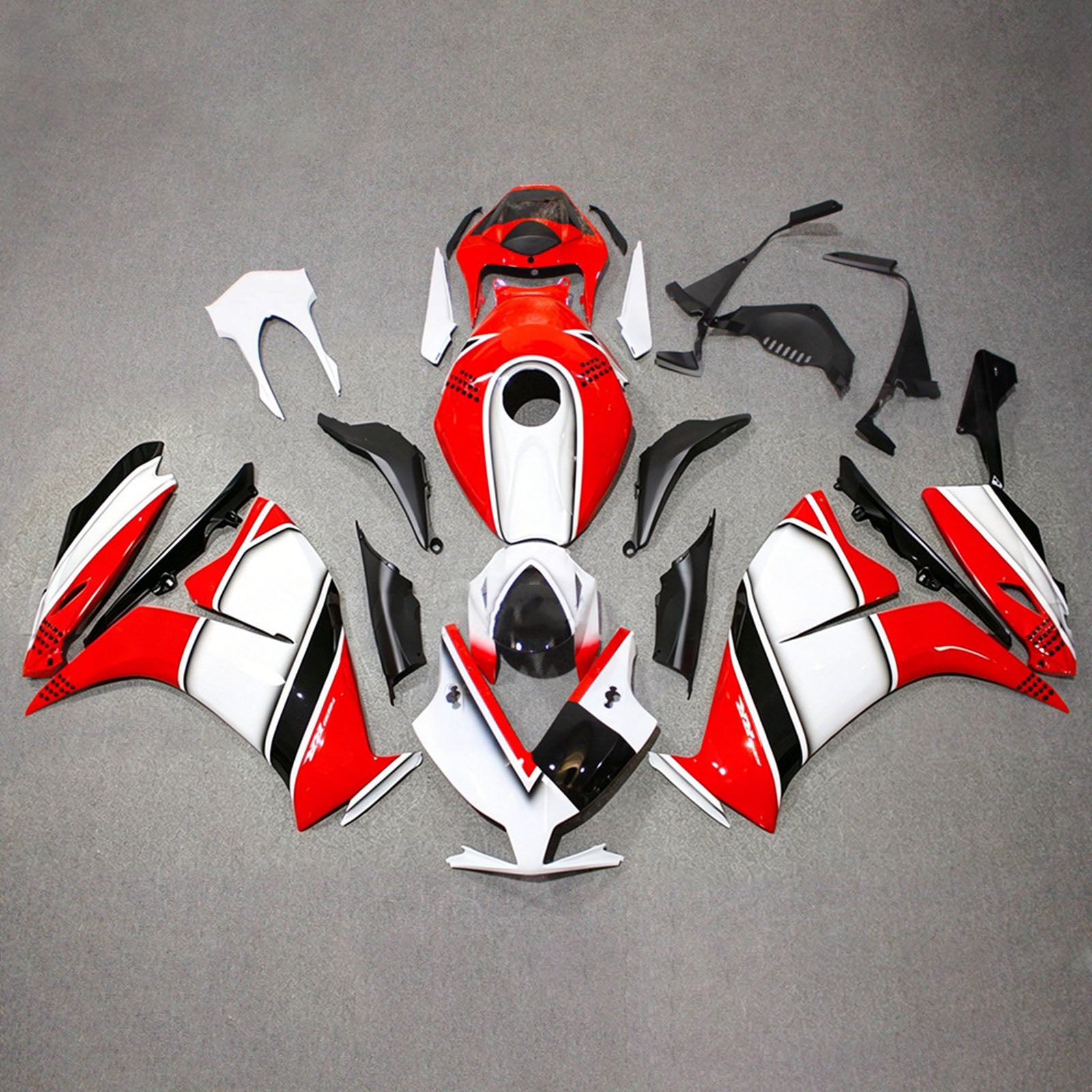 Zestaw owiewek Amotopart 2012-2016 Honda CBR1000RR biało-czerwony