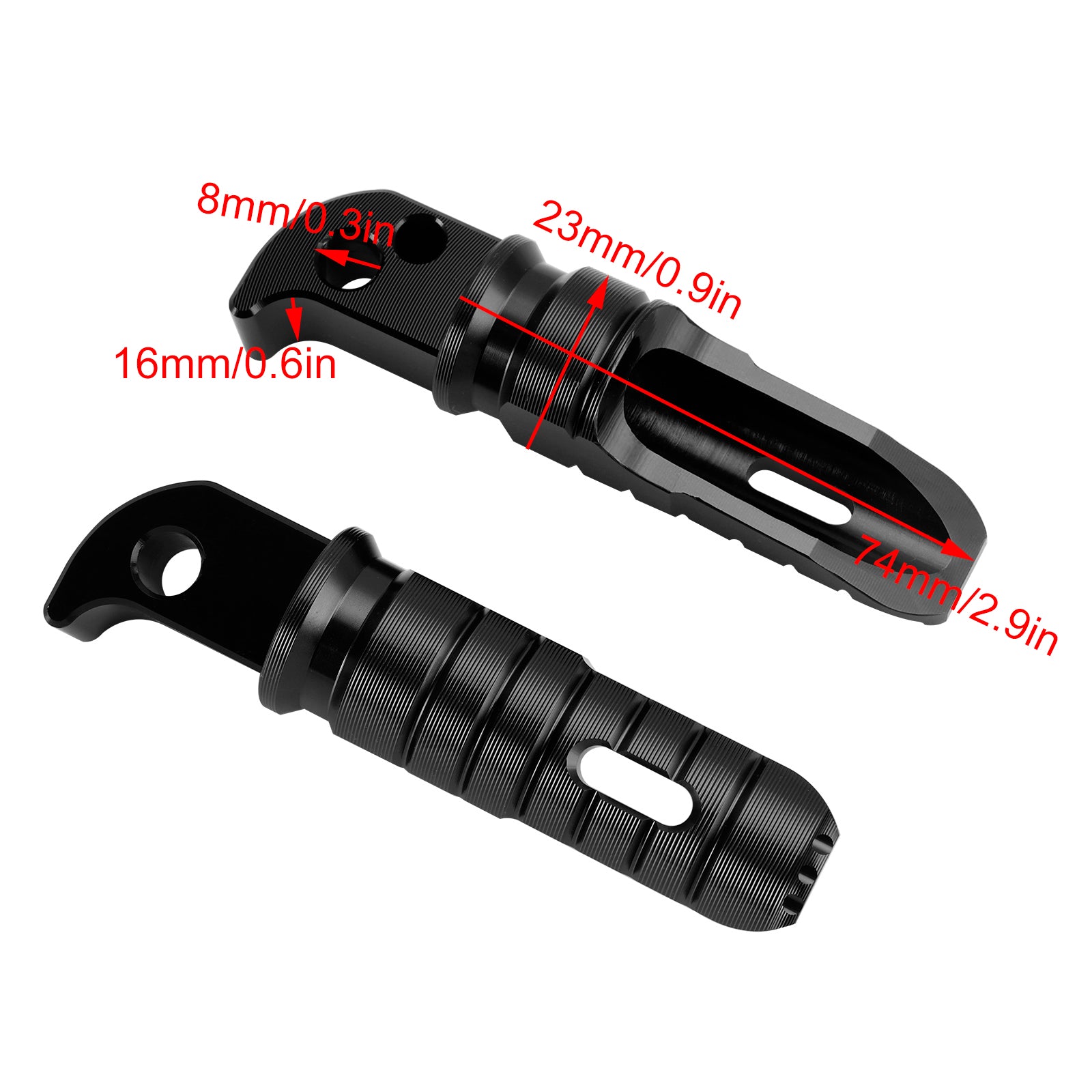 21-24ヤマハYZF R7 MT07 MT09トレーサー9/ GT/ GT+リアフットレストフットペグ