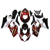 Amotopart 2007-2008 K7 GSXR1000 Suzuki Red&White Style1 Fairing Kit