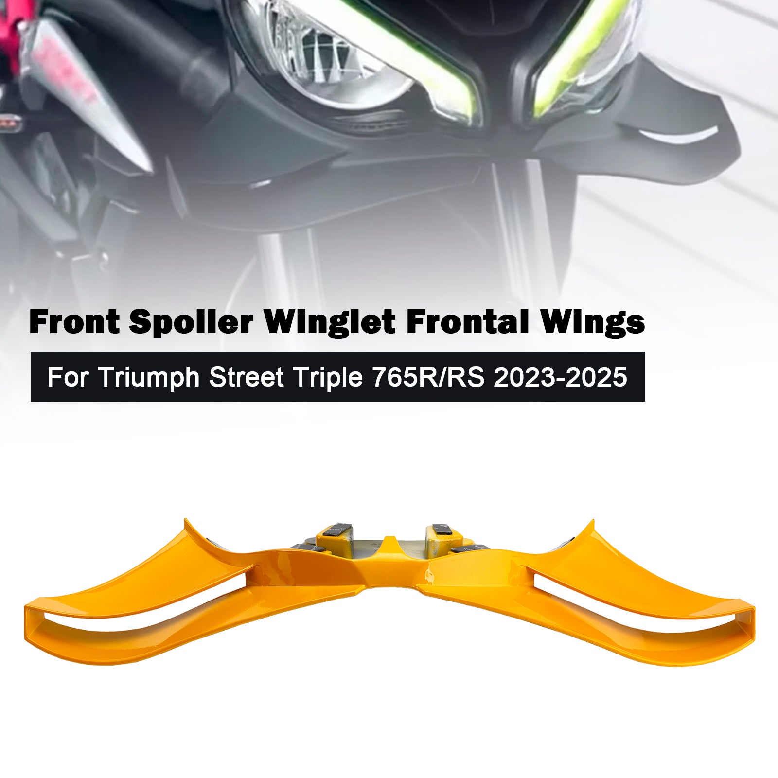 2023-2025 Street Triple 765R/RS Front Spoiler Winglet Frontal Wings