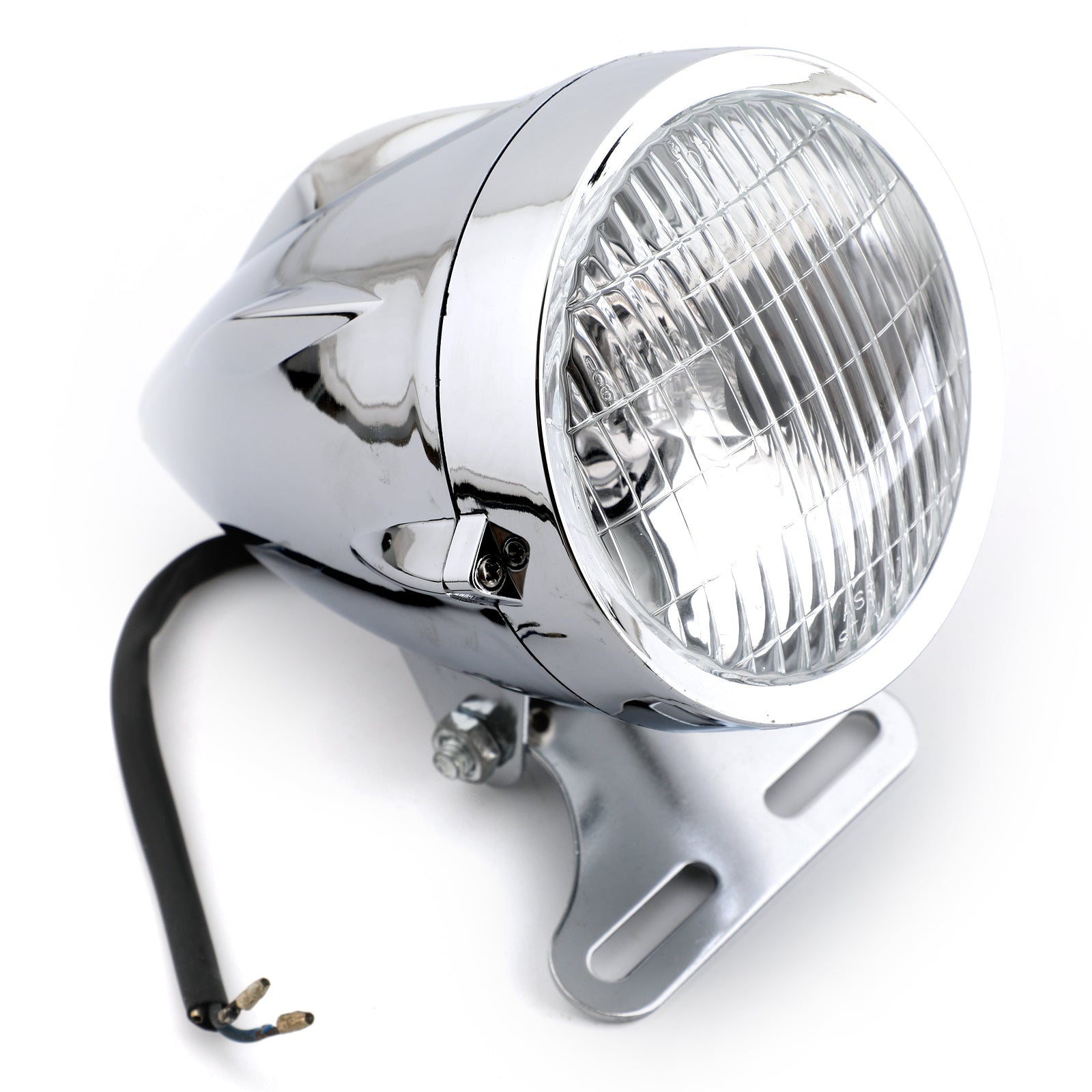 Chrome Bullet Scheinwerferlampe 4 3/4" Motorrad für Chopper Bobber Custom