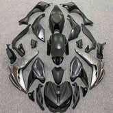 Amotopart 2014-2017 Z1000 Kawasaki Matte Black&Silver Fairing Kit