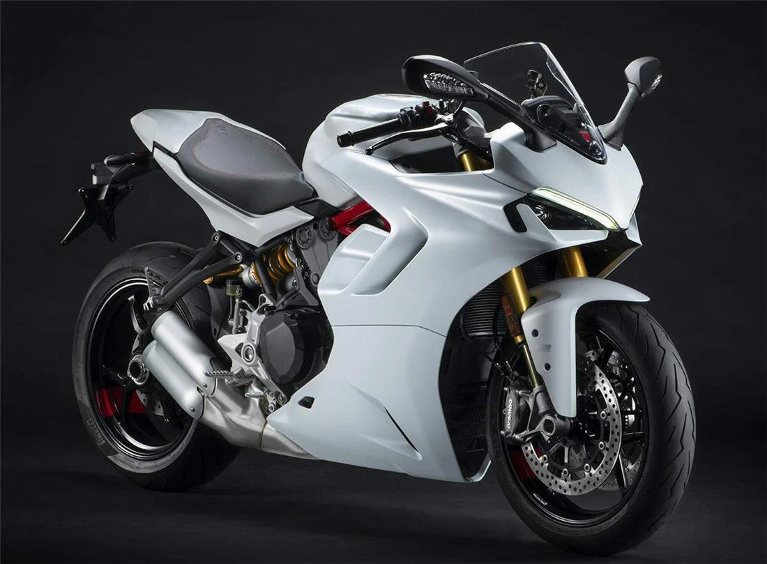Amotopart 2021-2024 Ducati Supersport 950 / 950S Weißes Verkleidungsset