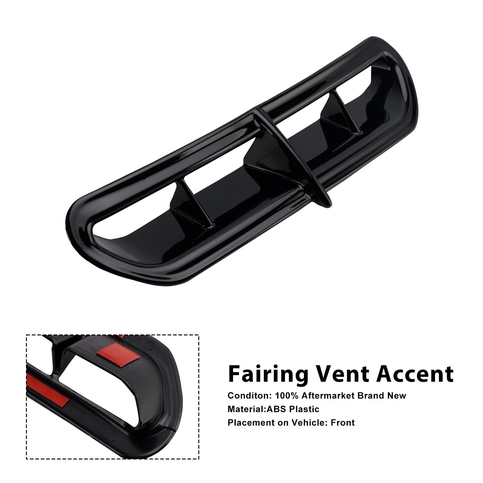 2014-2022 Touring Electra Street Trike Glide Ultra Fairing Vent Accent