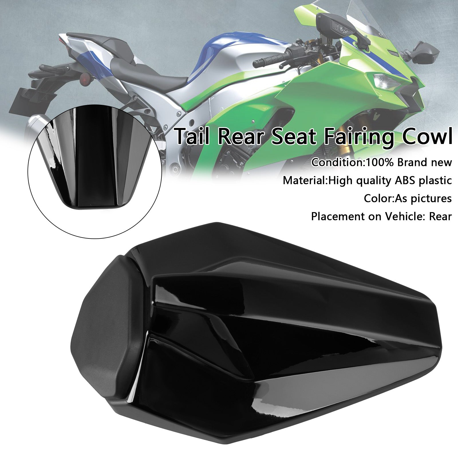 2016-2025 Kawasaki ZX10R ZX-10R  Racing Tail Rear Seat Fairing Cowl