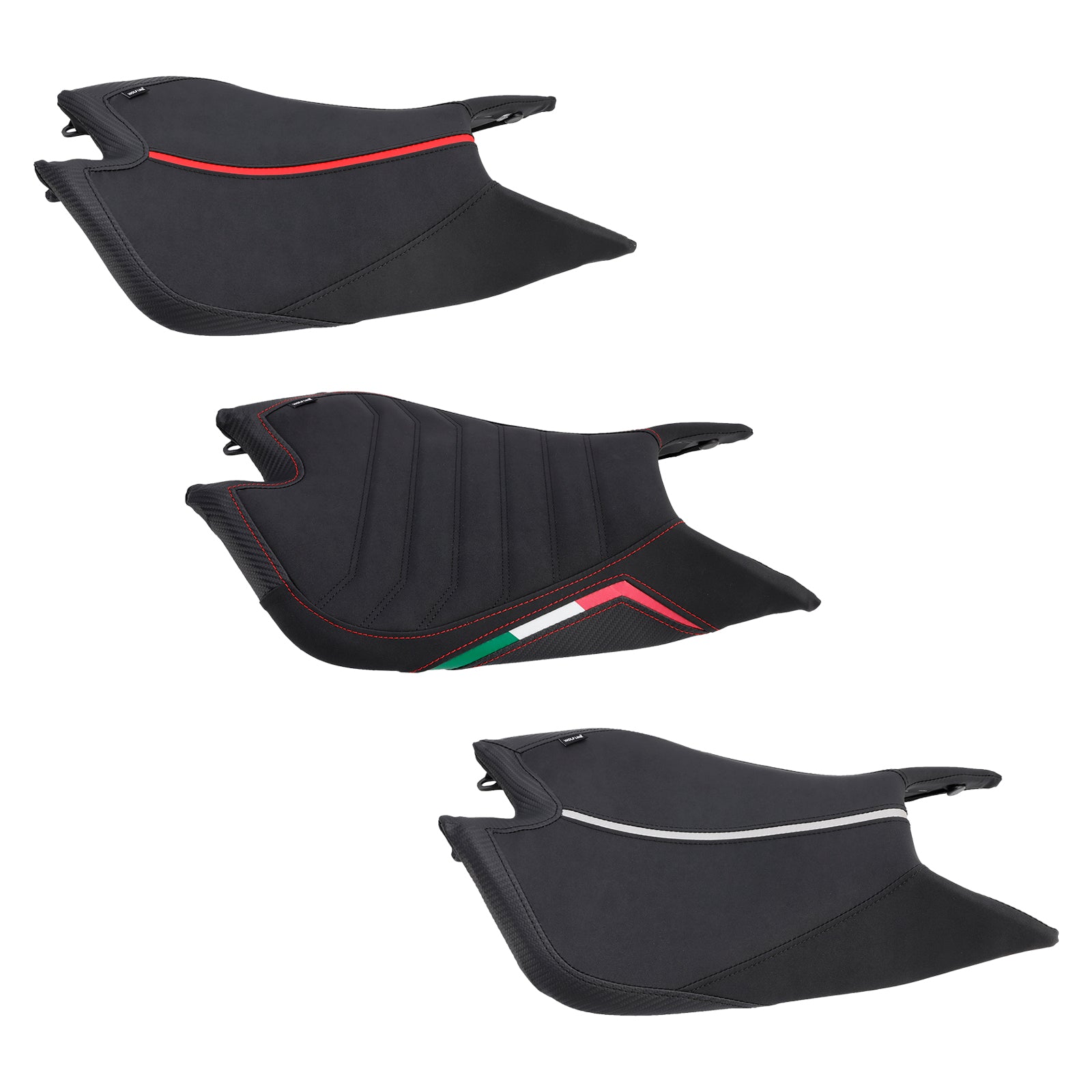 2021-2024 Aprilia RSV4 1100 Front Raider-stoel Driver Cushion Pu Black