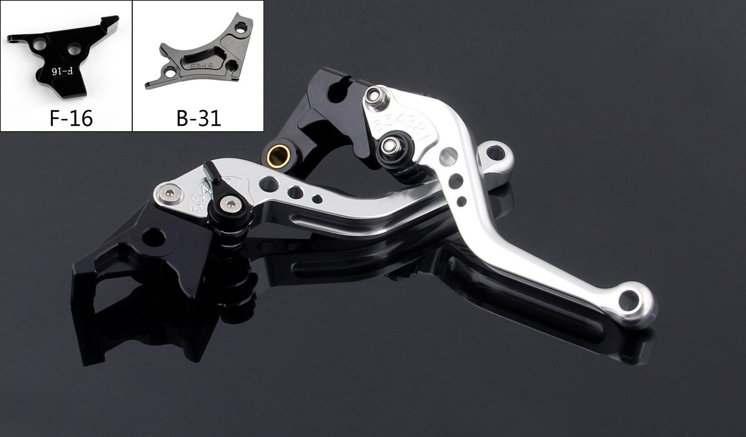 17-18 Kawasaki Short Adjustable Brake Clutch Levers