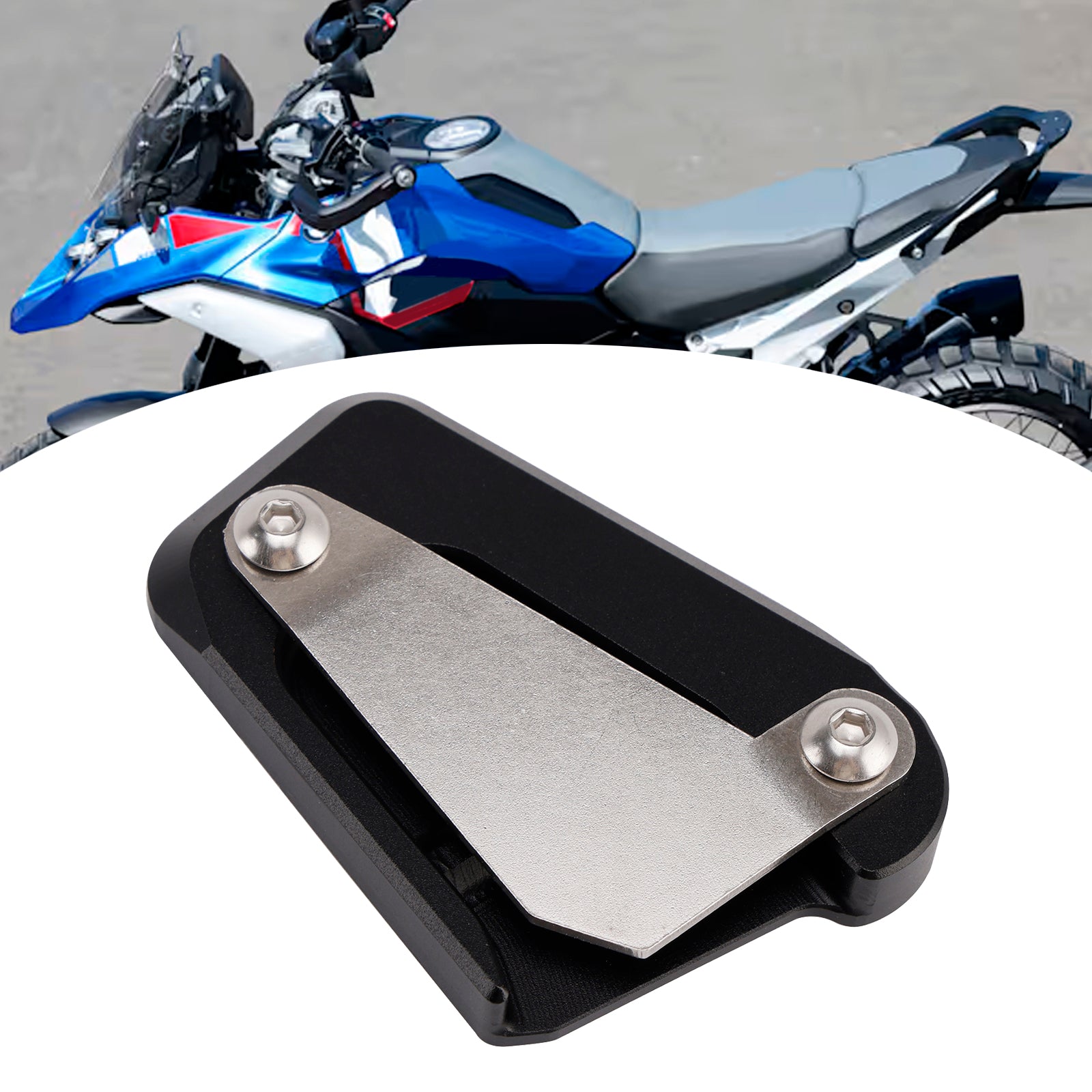 2023-2025 24 Bmw R1300Gs Silver Extension Brake Foot Pedal Enlarger Pad Cnc