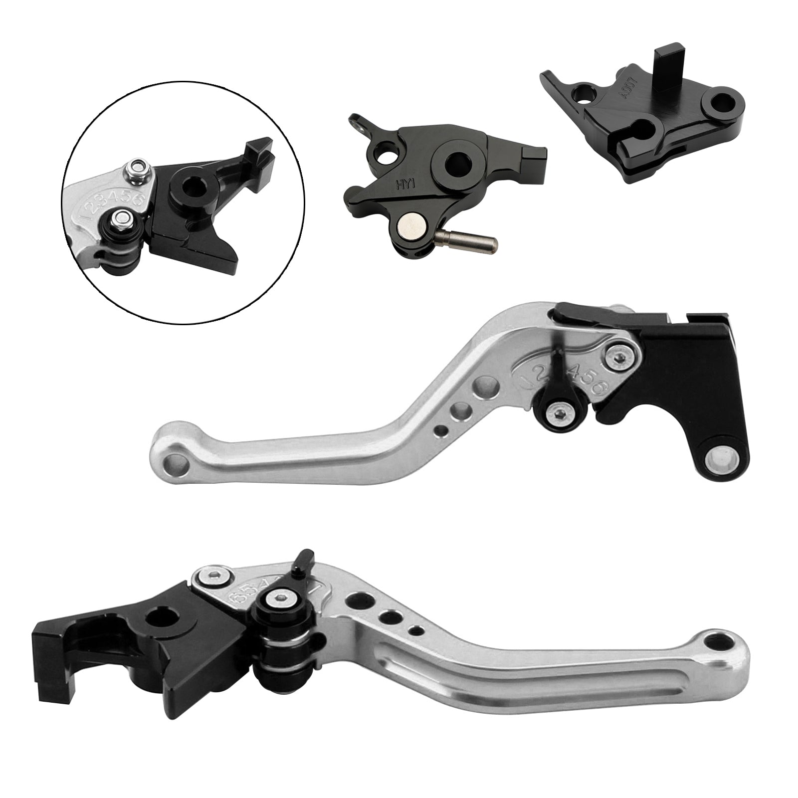 20-22 CFMOTO 400NK 650NK 650MT 650GT NEW Short Clutch Brake Lever