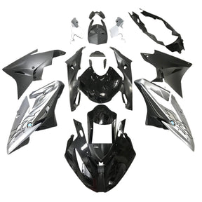 Amotopart BMW S1000RR 2017-2018 Black&Silver Fairing Kit