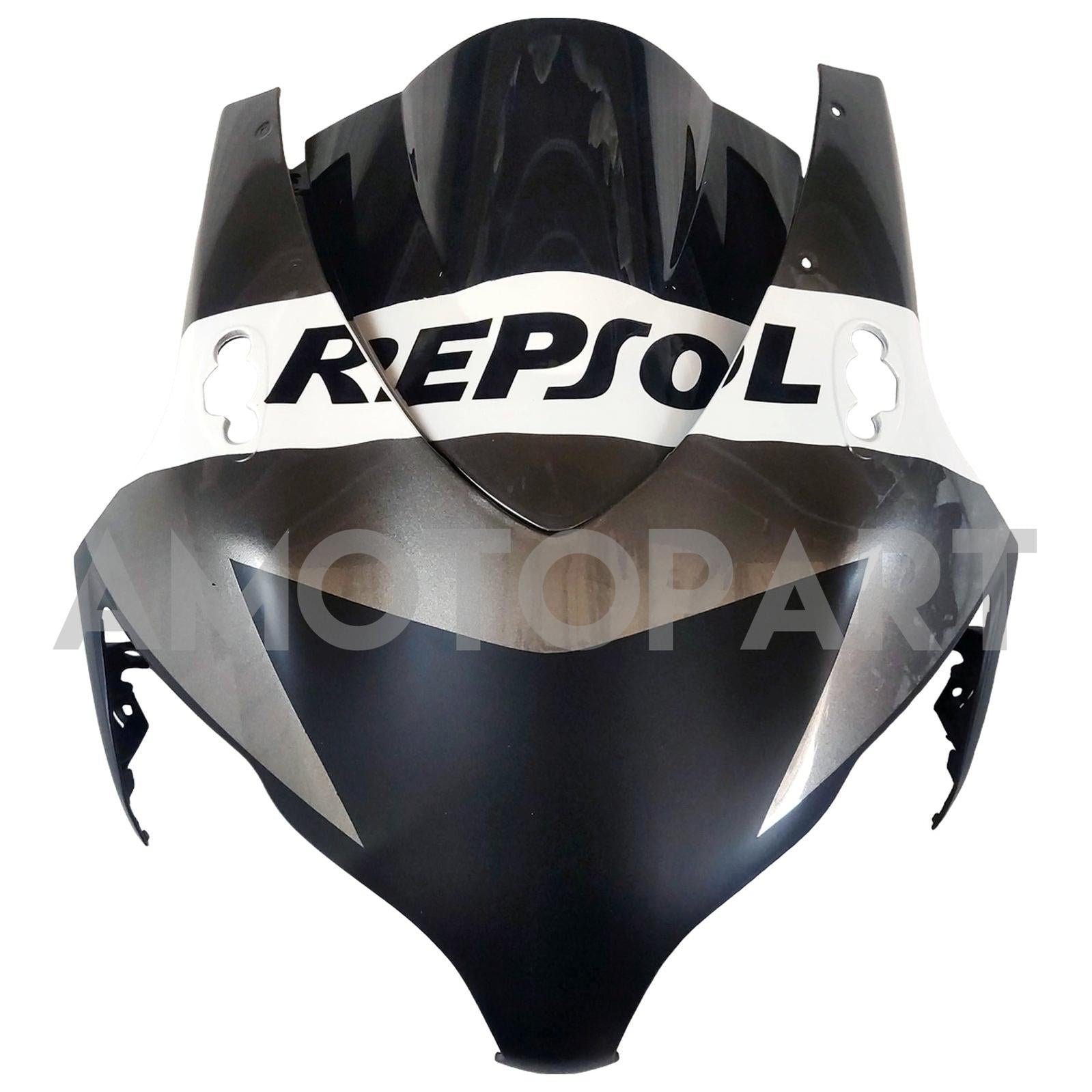 Amotopart 2008-2011 Honda CBR1000RR Black Silver Fairing Kit