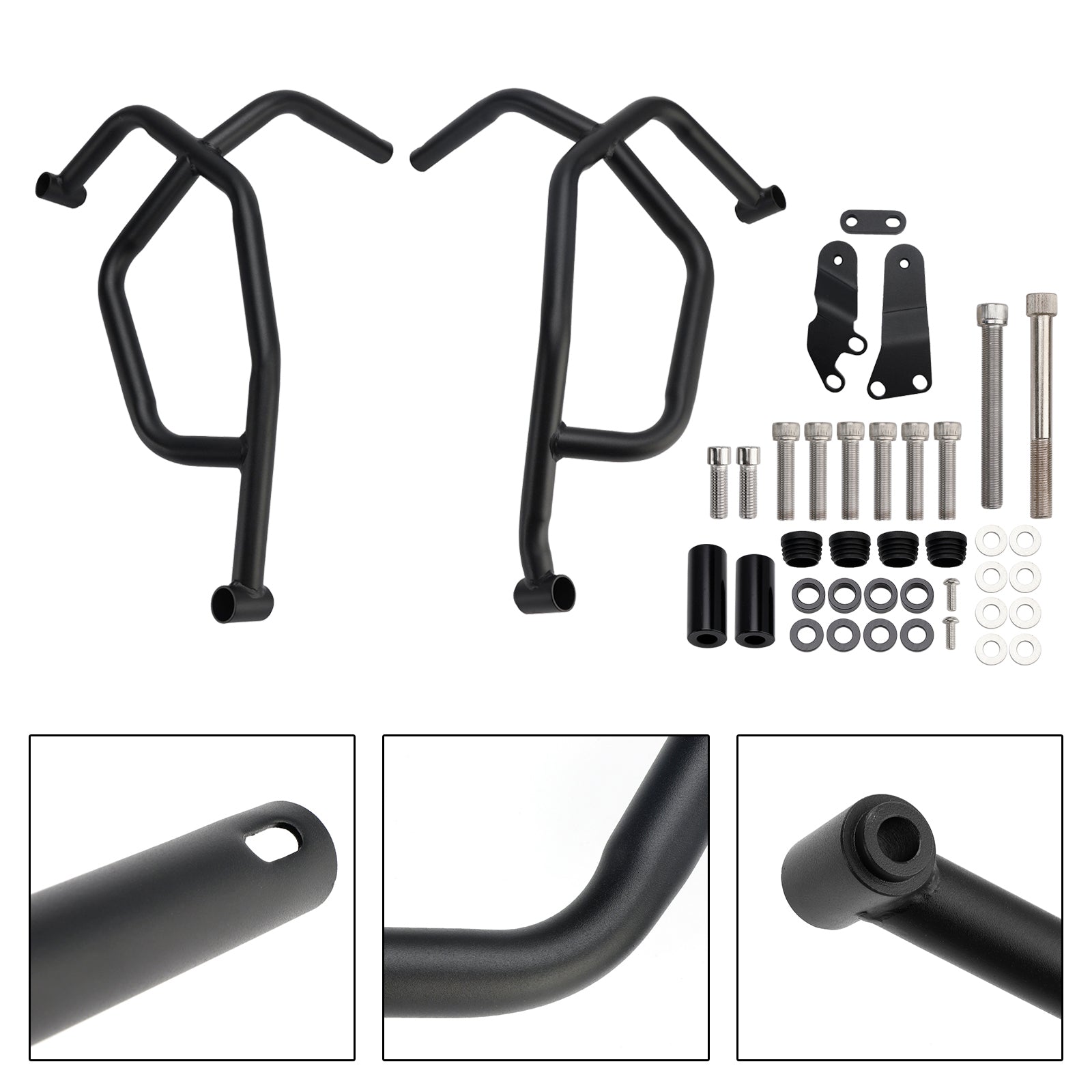 Yamaha Tracer 7 2021-2025 Crash Bar Lower Engine Guard Steel Frame Fit Black