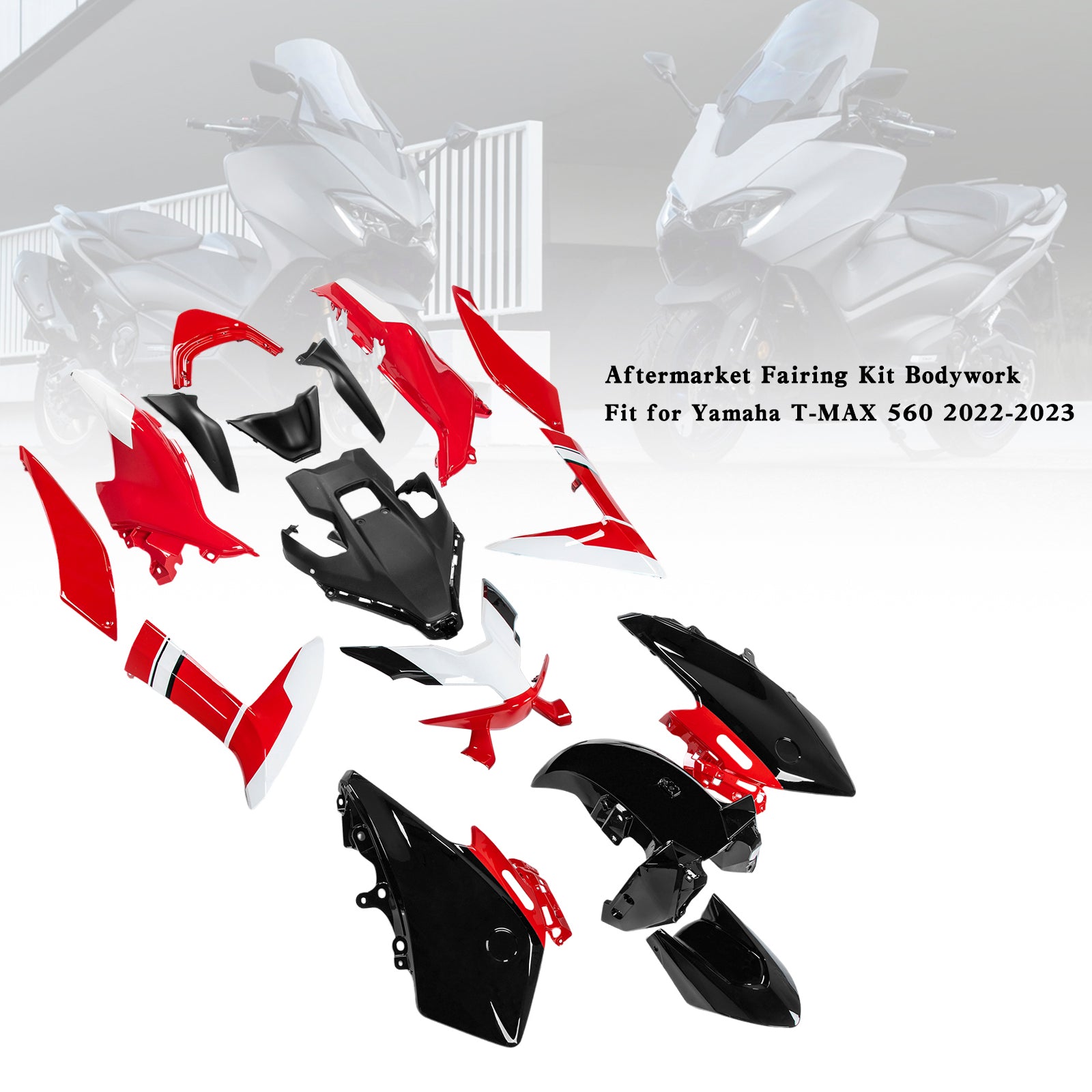 Amotopart 22-24 Yamaha T-MAX 560 Fairing Kit Collection