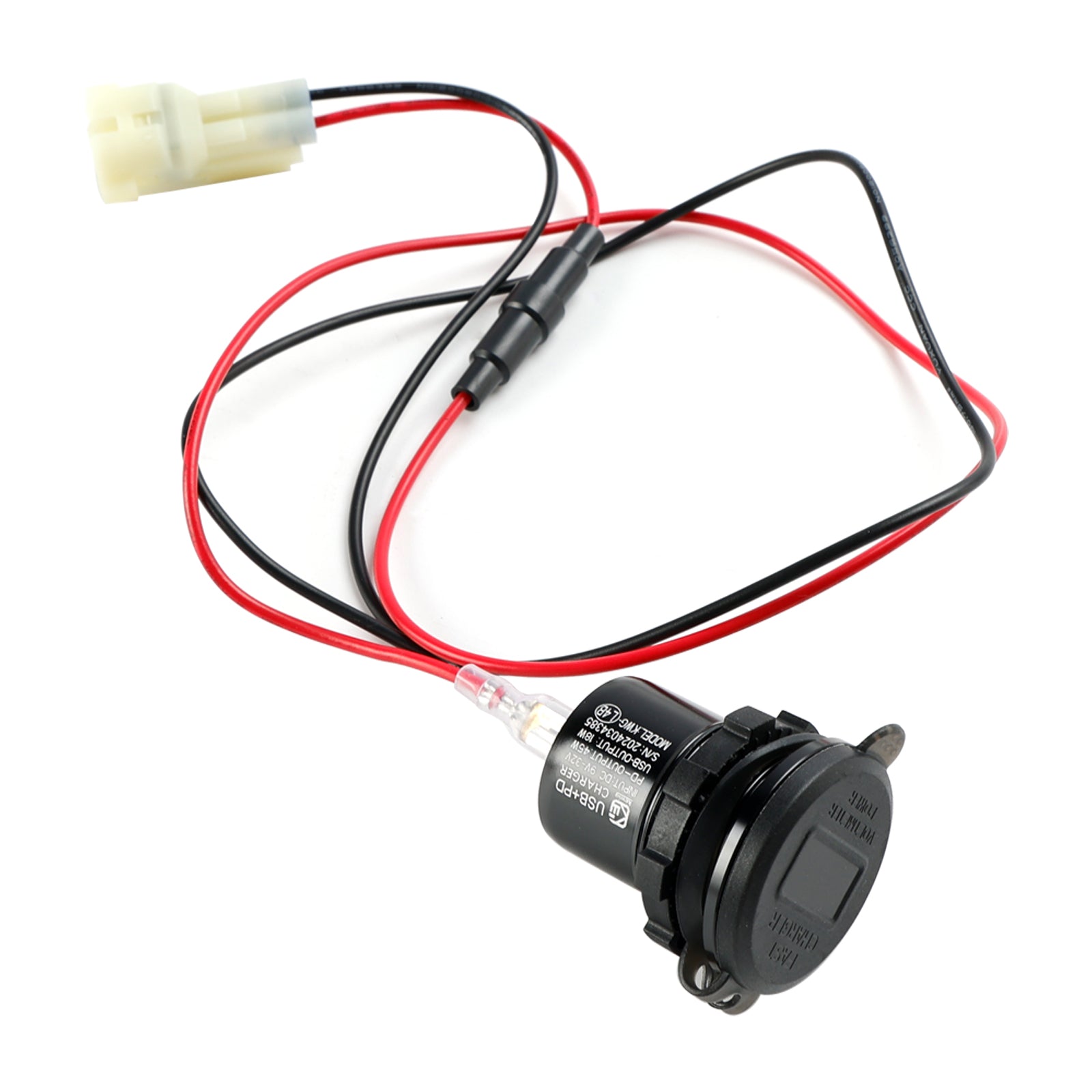 2022-2024 Kawasaki Versys 650 12V Socket Charger USB+C Type Quick Fits