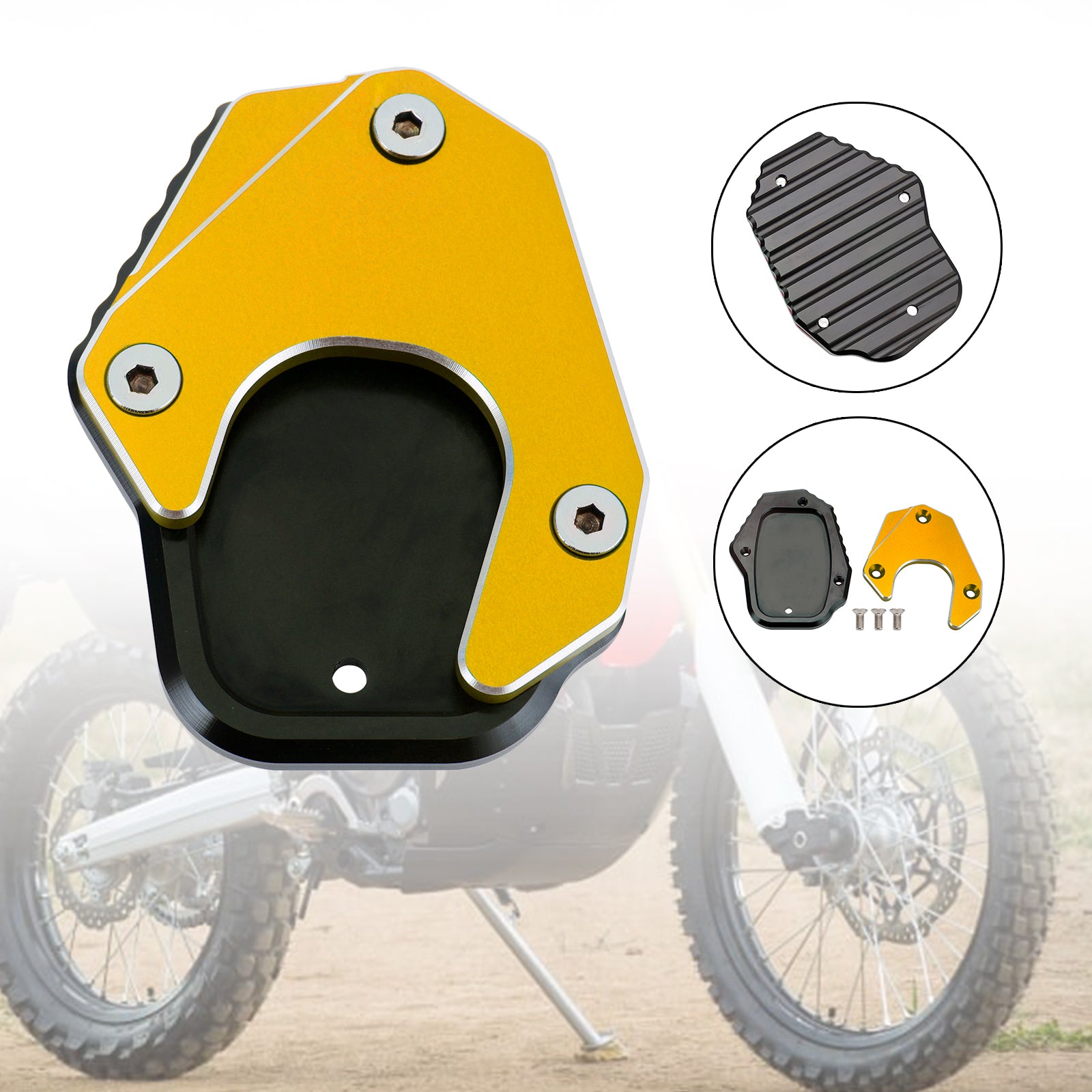 Kickstand Enlarge Plate Pad fit for Honda CRF250L 2017-2020