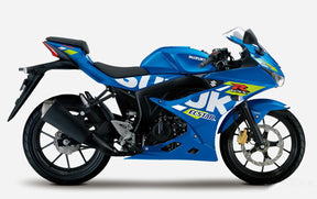 Amotopart 17-24 Suzuki GSX-R125 White Blue Fairing Kit (Only suitable for the US version)