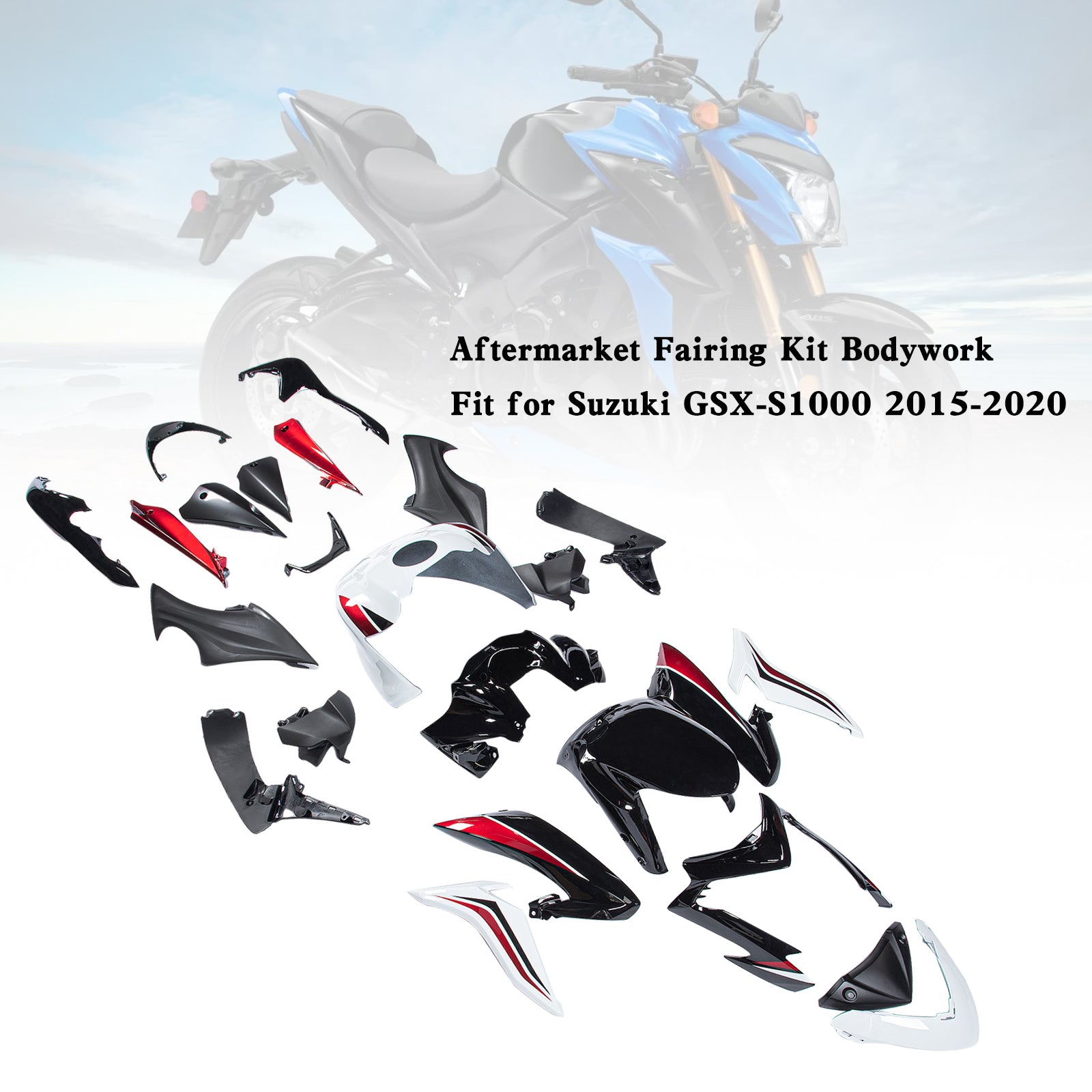 Amotopart (2015-2020) Suzuki GSX-S 1000 Fairing Kit Colletion 1