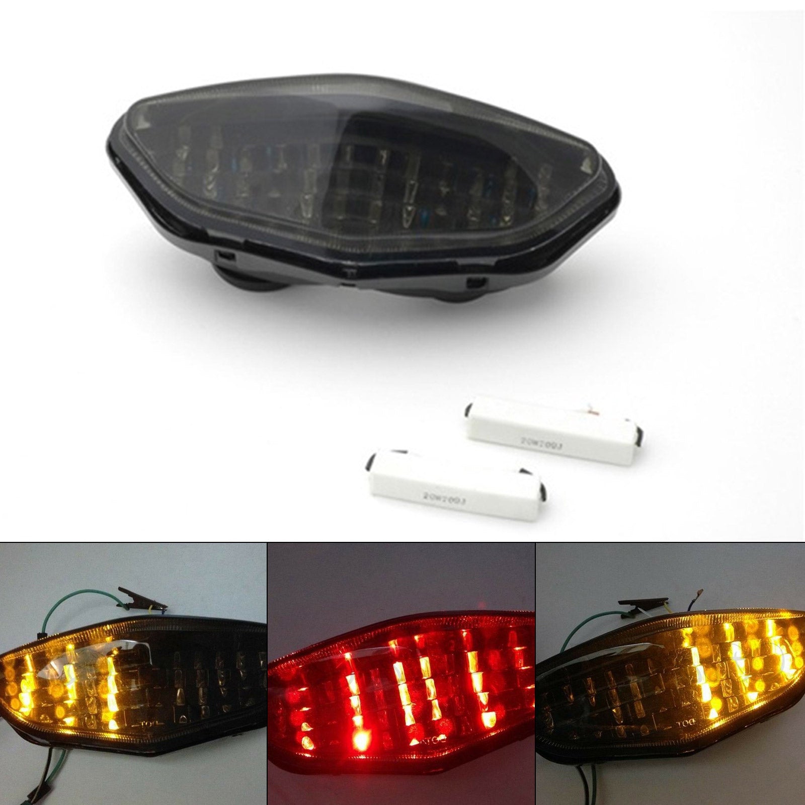 03-11 Suzuki V-Strom 650/DL650 1000/DL1000 Integrated LED TailLight Turn Signals