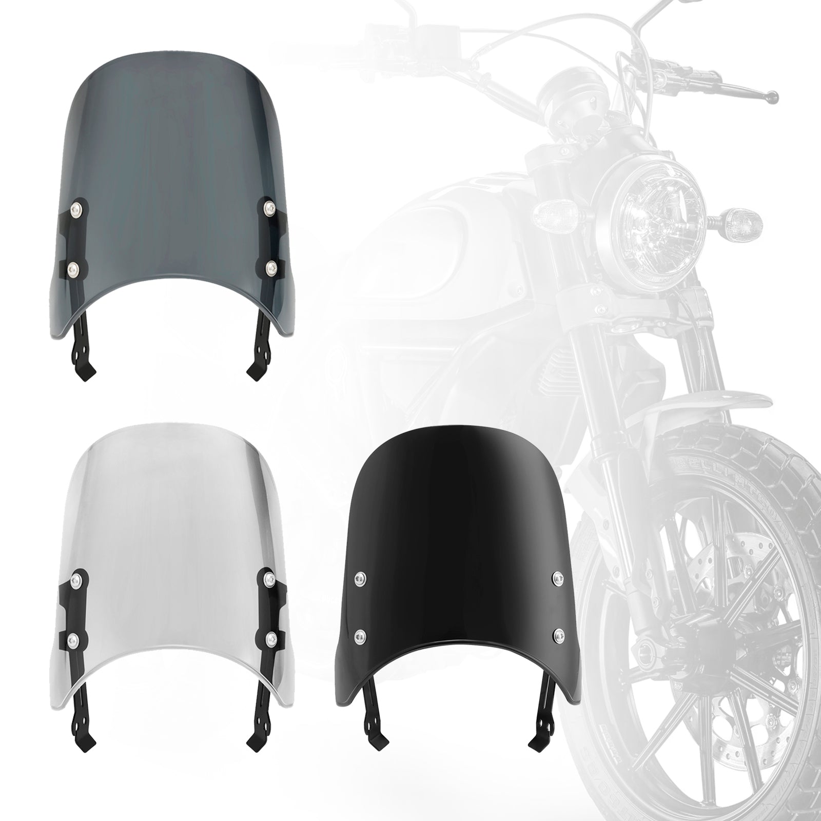 Pare-brise pare-brise adapté pour DUCATI Scrambler 800 400 2015-2022