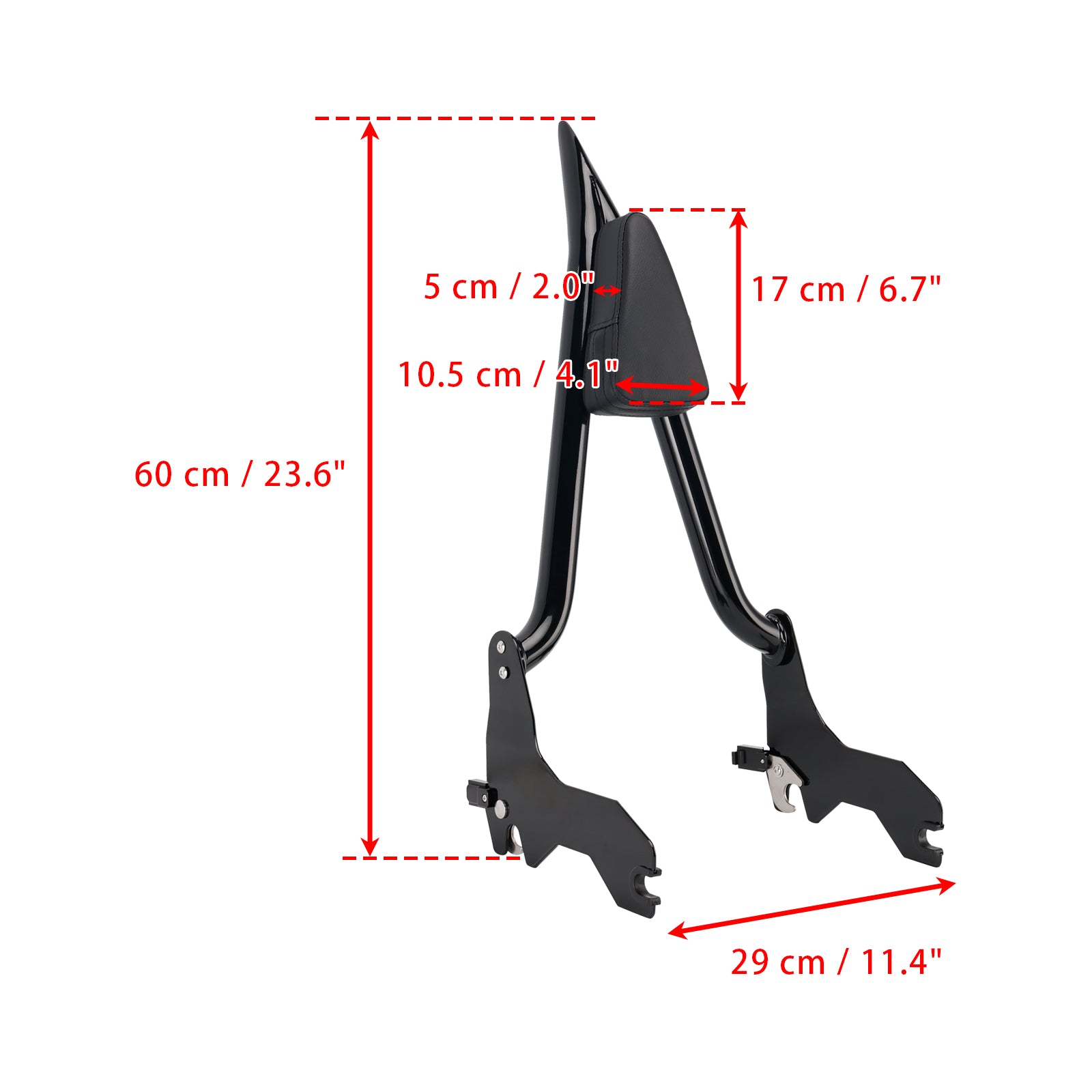 2018+ Softail Fat Bob 114 FXFB FXFBS Passagier Sissy Bar Rückenlast