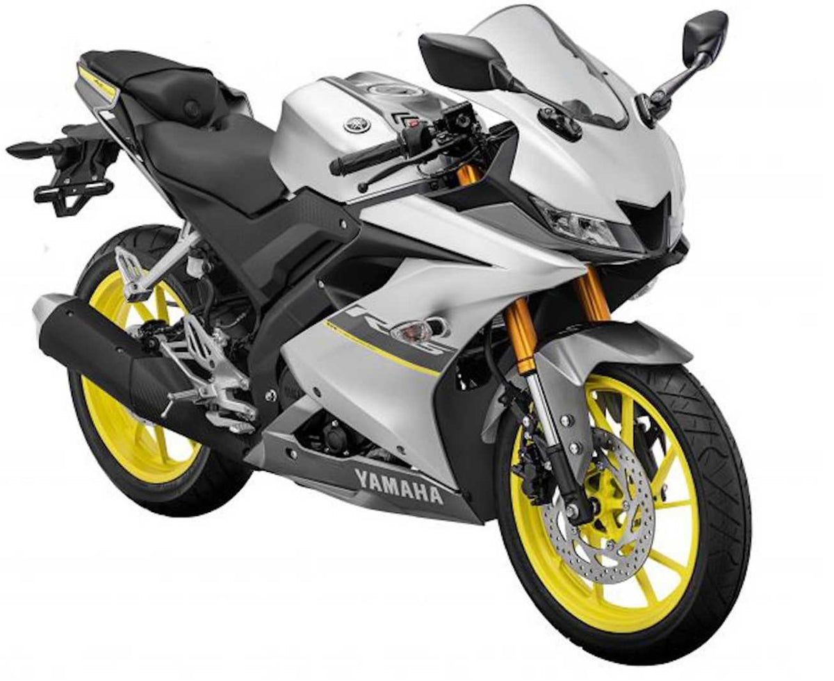 Amotopart 2018-2024 ヤマハ YZF R15 シルバー ブラック フェアリングキット