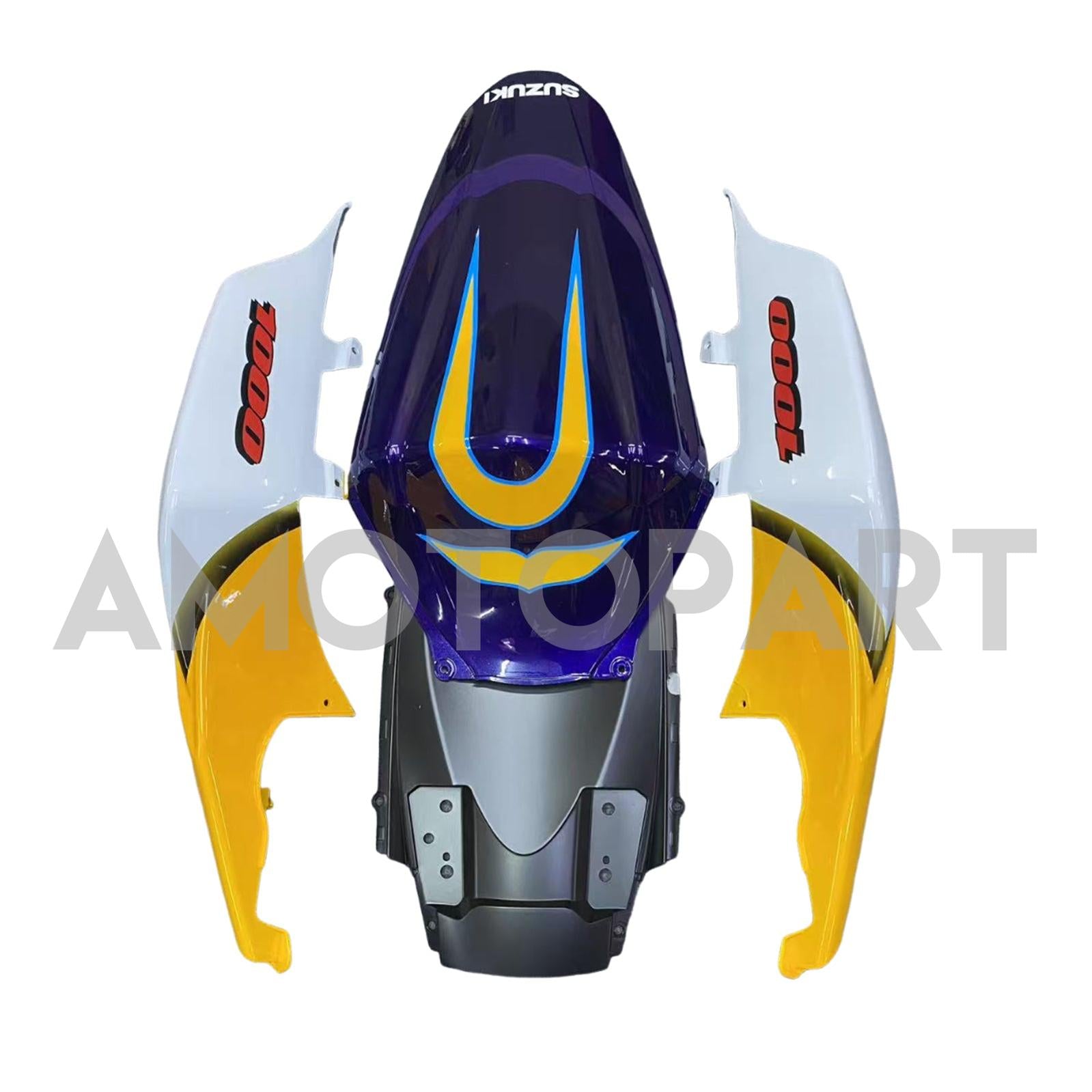 Amotopart 2007-2008 Suzuki GSXR1000 Gelbverkleidungskit