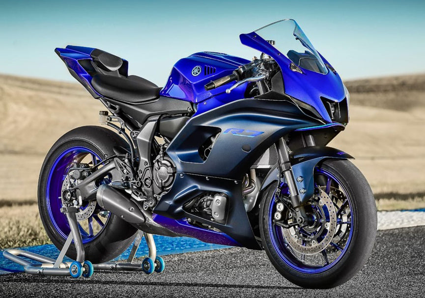 Amotopart 2021-2024 Yamaha YZF-R7 Azul Style4 Kit de carenado