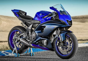 Kit carena Amotopart 2021-2024 Yamaha YZF-R7 Blue Style4