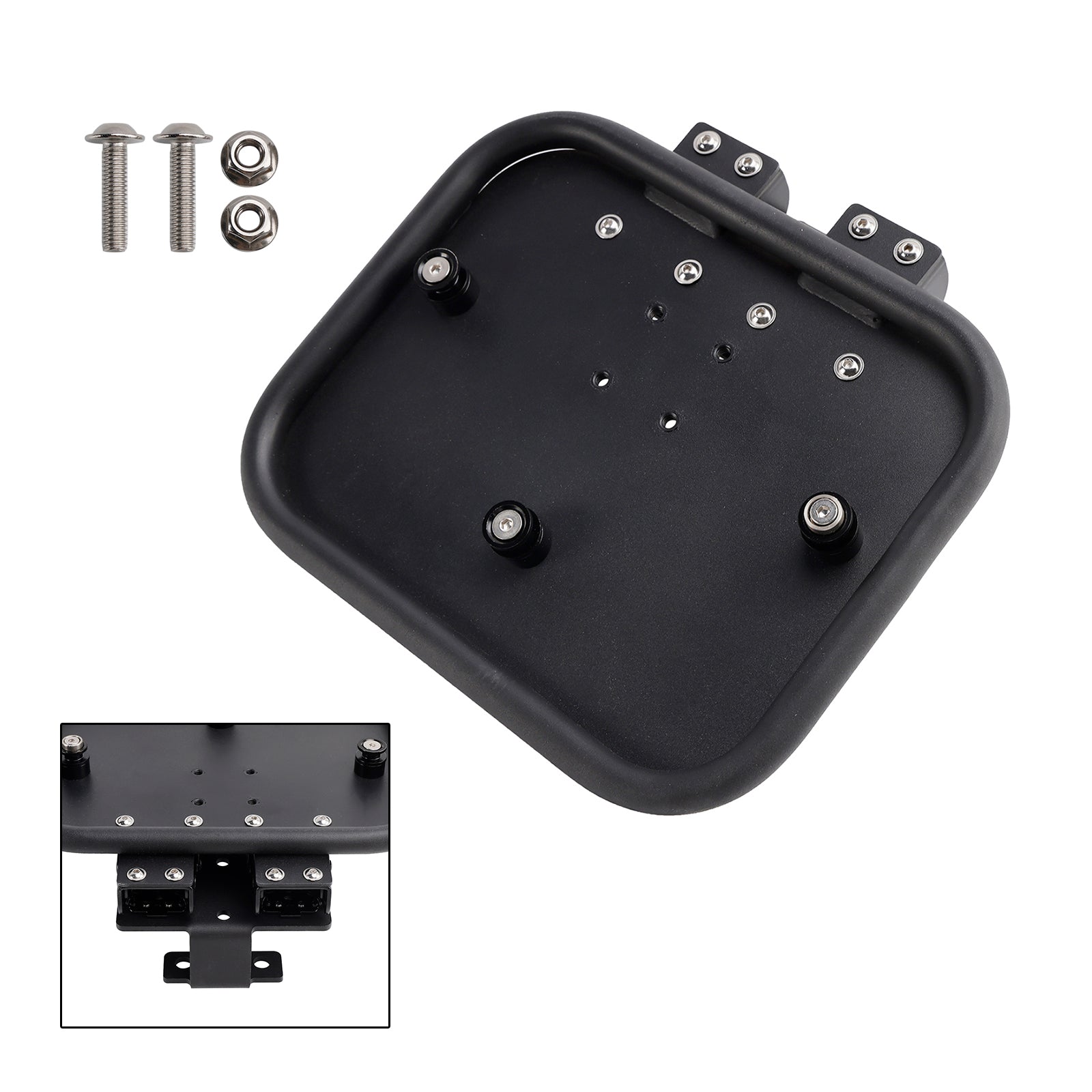 20-24 Honda Ct125 Huntercub Luggage Rack Side Saddle Bag Mount Bracket Black