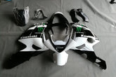 Amotopart Kawasaki 2009-2012 ZX6R 636 Kit carena bianco e nero