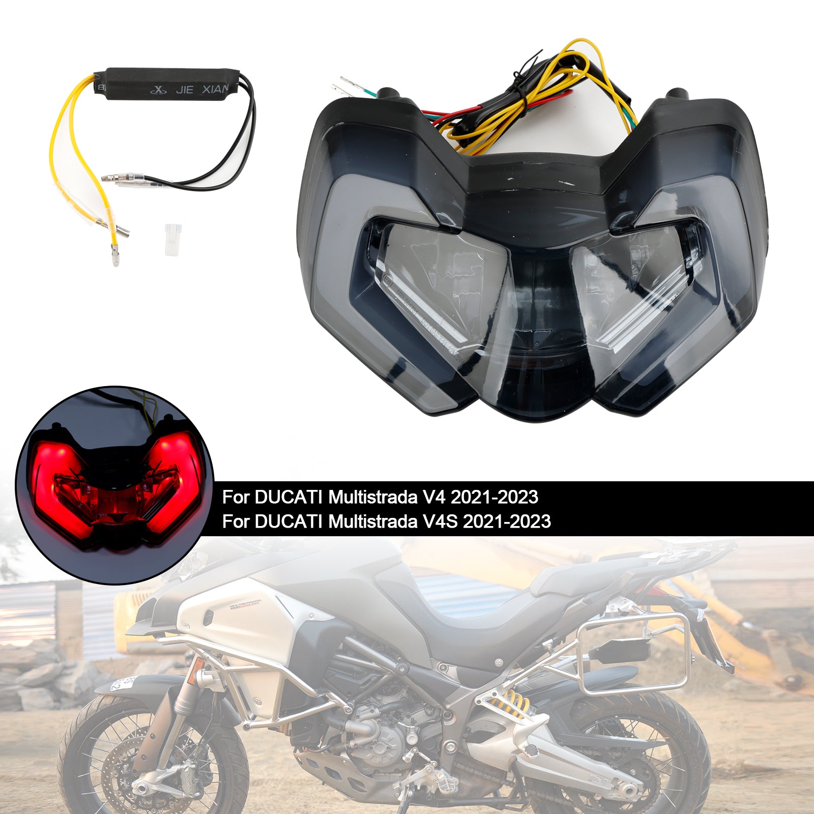 Indicatori di direzione integrati fanale posteriore per DUCATI Multistrada V4S V4 110 21-23