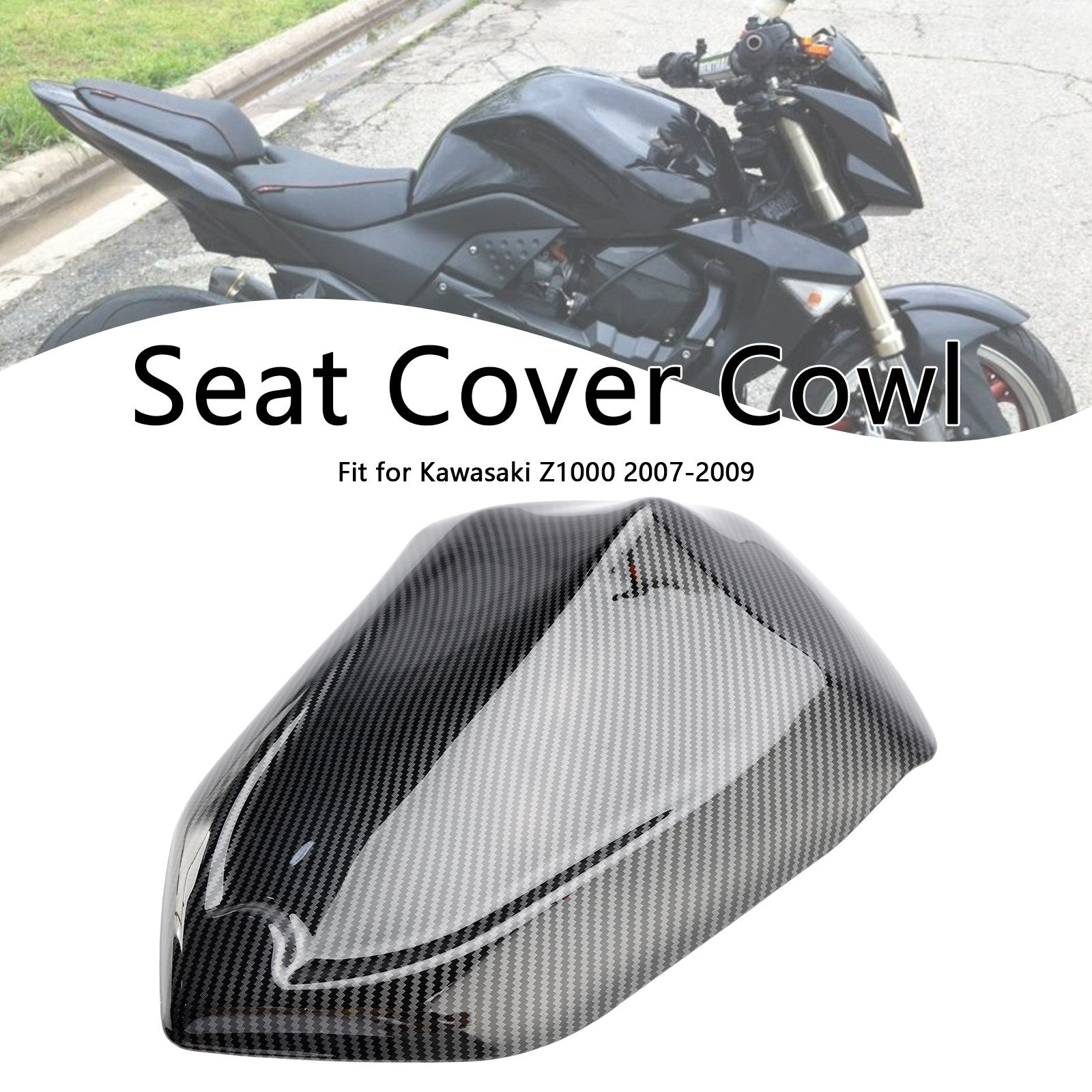 Cubierta de carenado para asiento trasero Kawasaki Z1000 07-09