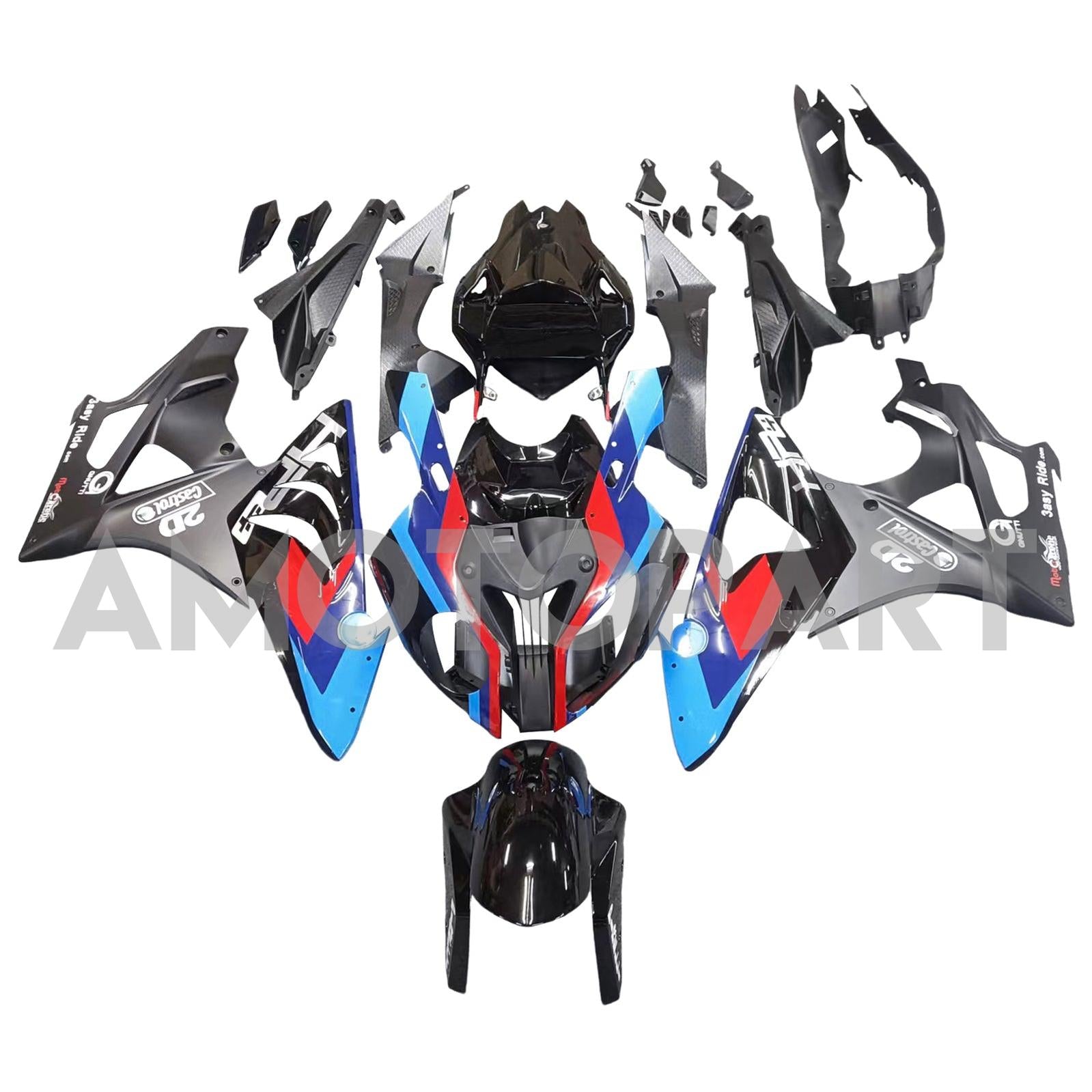 Amotopart 2009-2014 BMW S1000RR Kit de carenado Colección dos