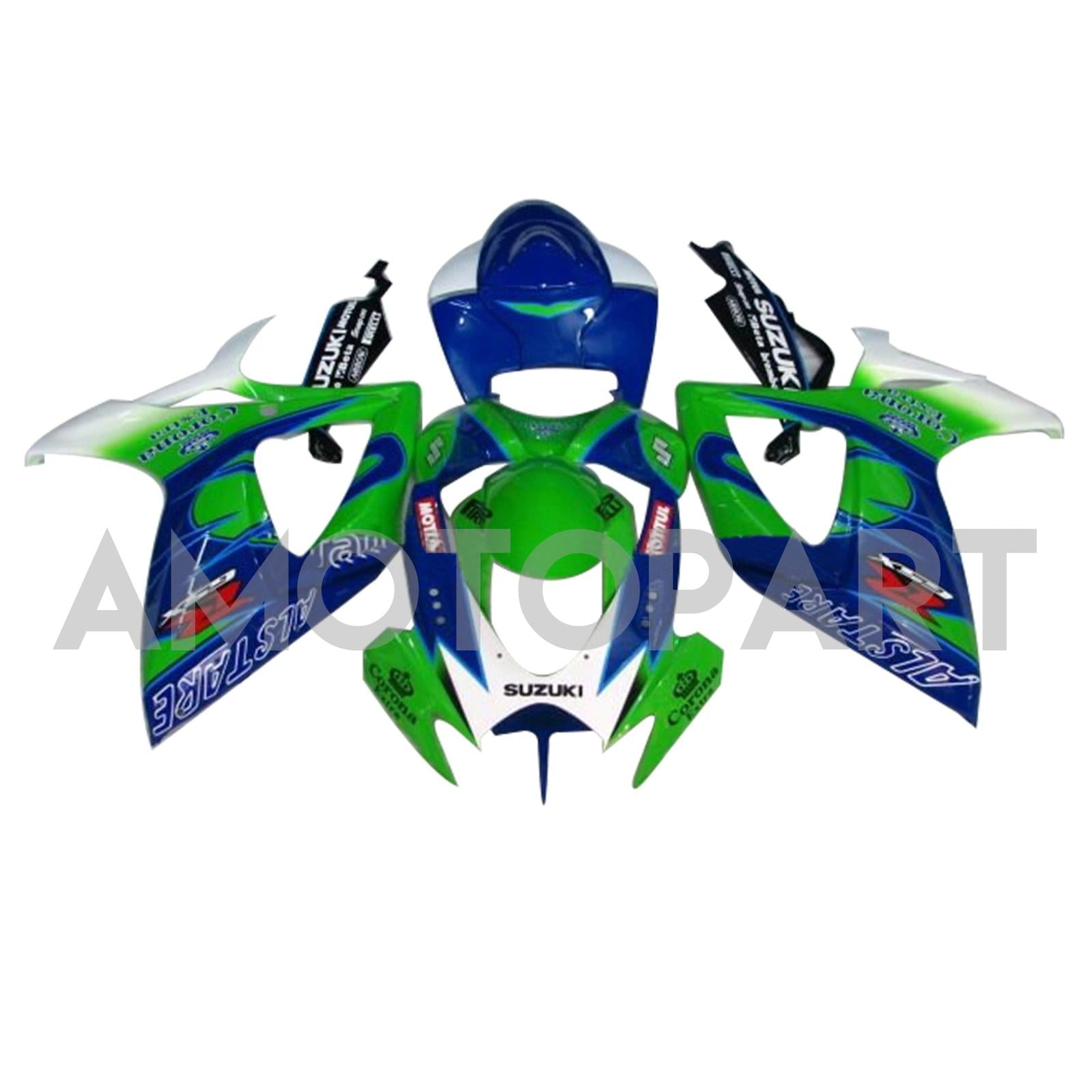 Amotopart 2006-2007 Suzuki GSXR600 750 Collection de kit de carénage