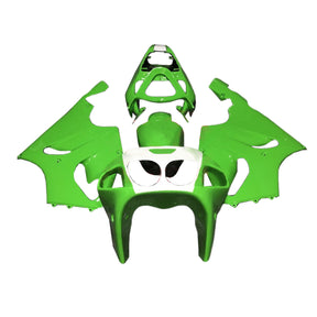 Amotopart 1996-2003 Kawasaki ZX7R Light Green White Fairing Kit