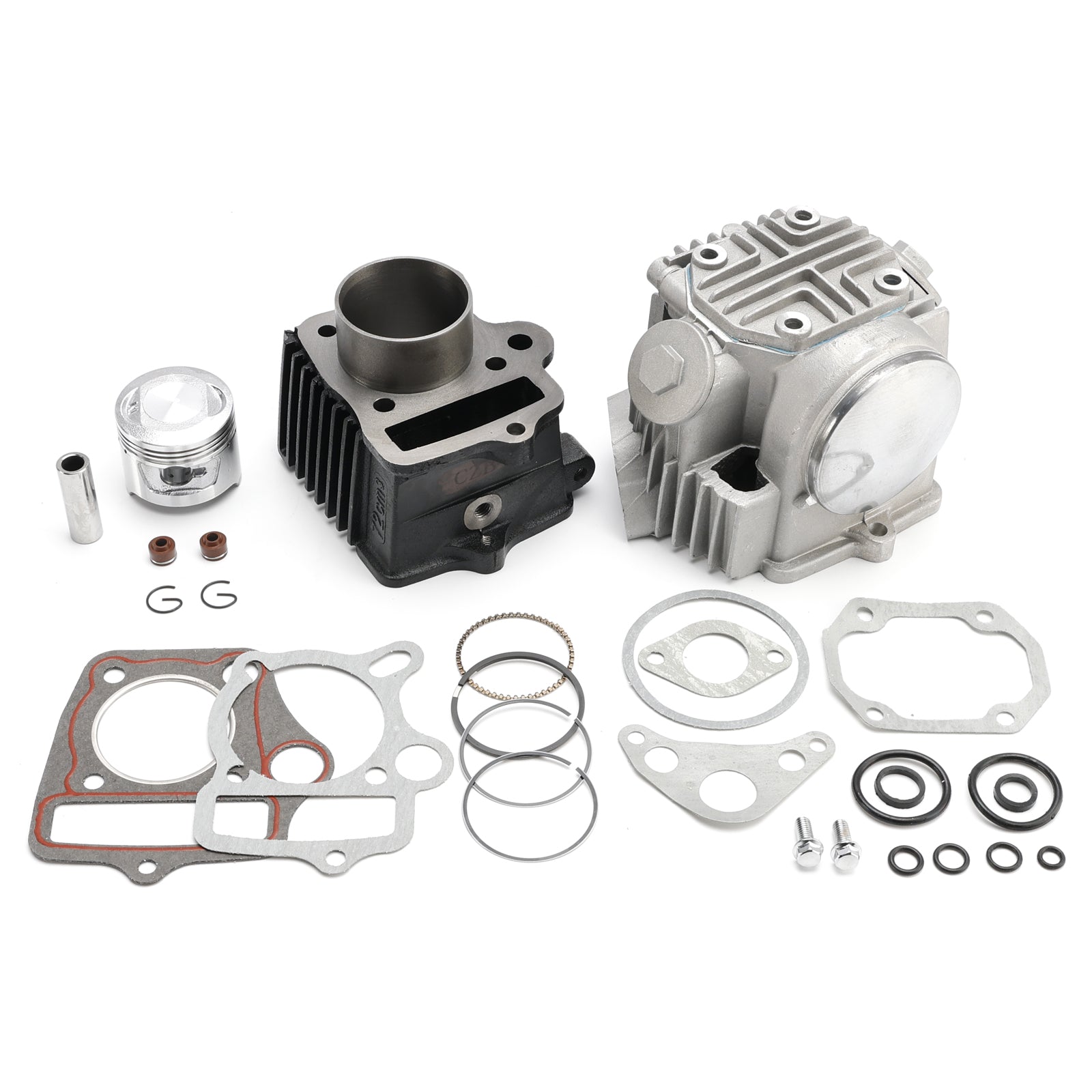 Honda CT70 CRF70 XR70 ATC70 TRX70 Top End Rebuild Kit Cylinder Head Piston