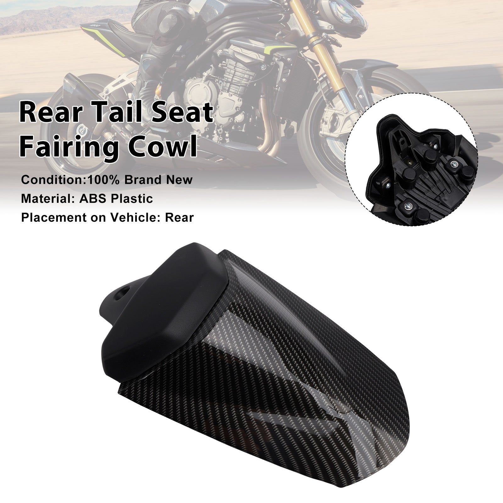 2025-2026 Speed Triple 1200 RS Rear Tail Seat Fairing Cowl Cover