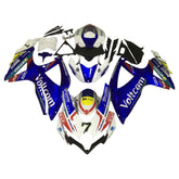 Amotopart 2008-2010 Kit carena K8 GSXR 600/750 Suzuki Blue&amp;White Style6