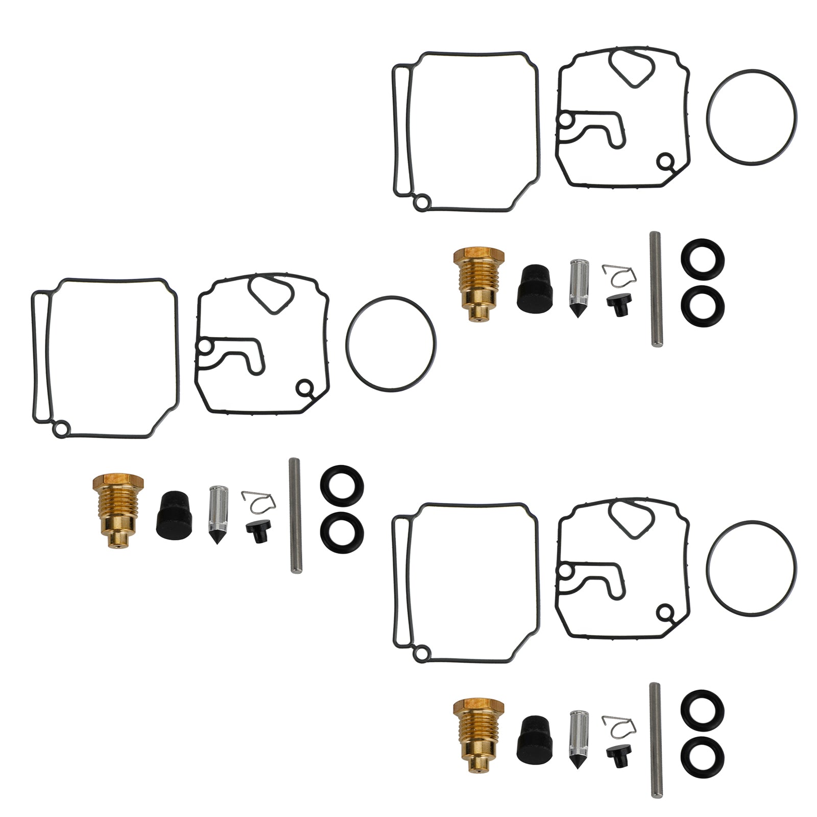 Kit de reconstruction de carburateur adapté pour Yamaha 75 80 90 HP 2 temps 6H1-W0093-10-00