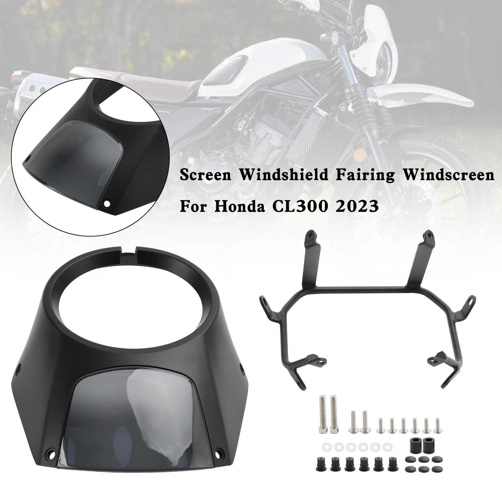 Headlight Windshield Fairing Windscreen For Honda CL300 2023