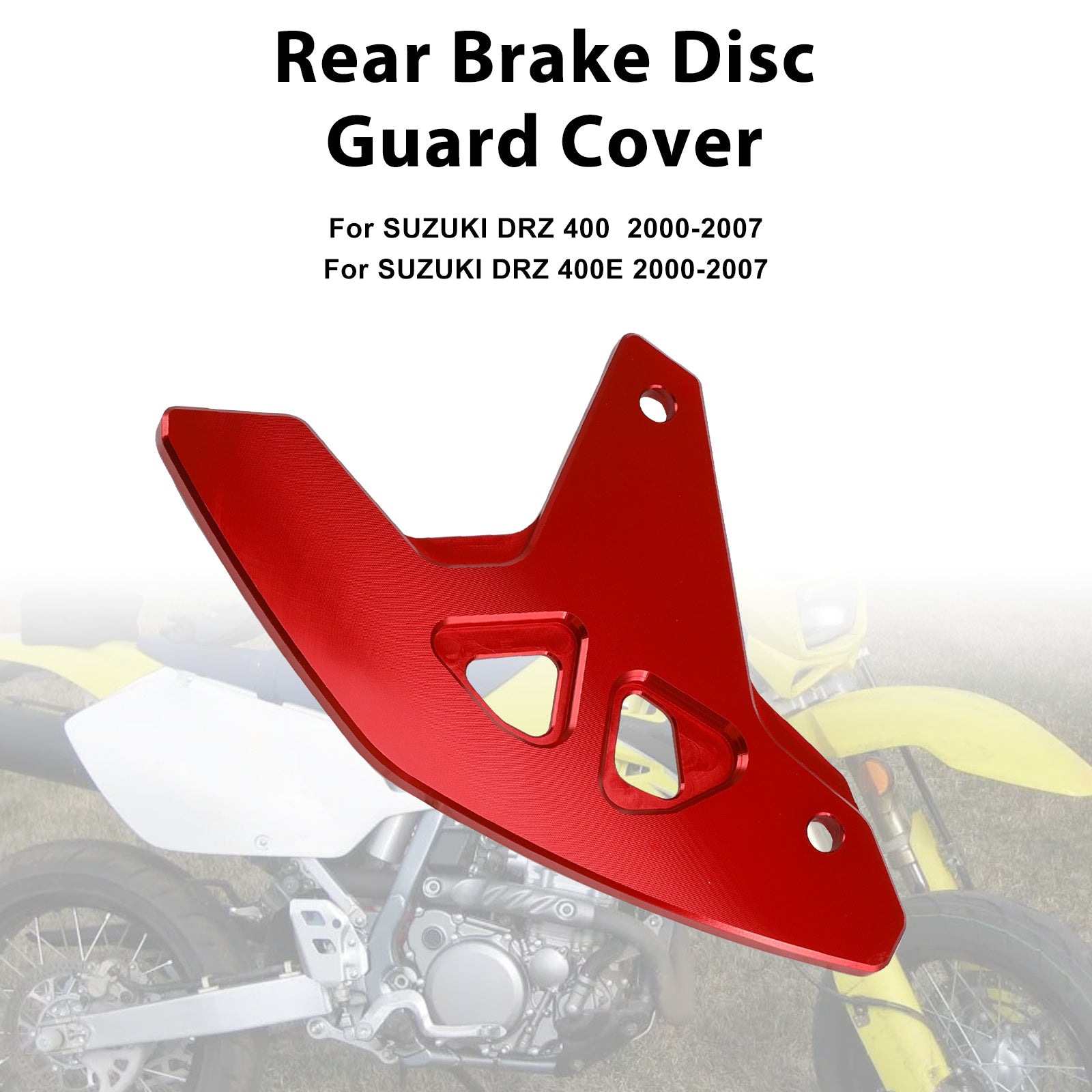 2000-2024 Suzuki DR-Z400SM DRZ400/S/E Rear Brake Disc Guard Cover