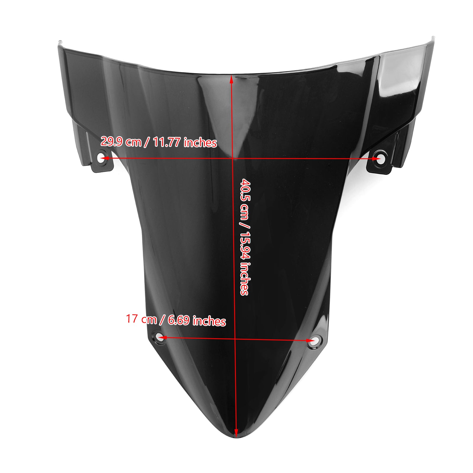 19-22 BMW S1000RR Windschutzscheibe Windschutz Schwarz