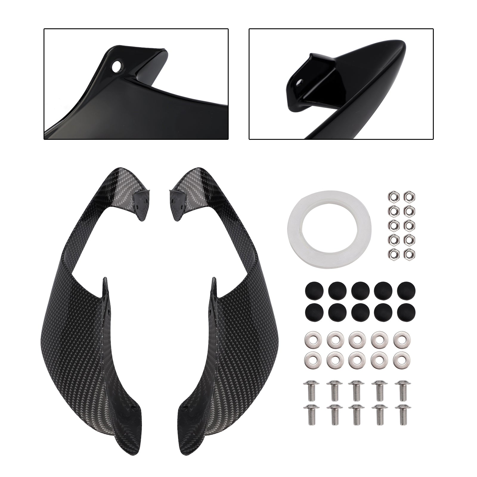 2021-2024 Yamaha YZF R1 R1M Voorzijde Winglets Vleugels Spoiler Kuip