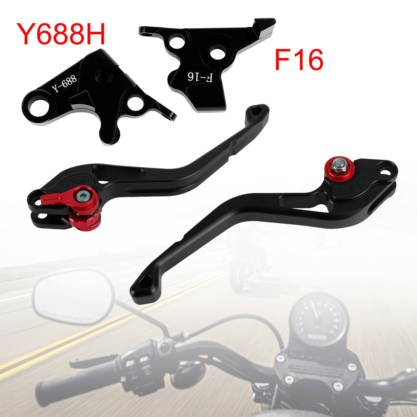 Yamaha FZ6 FAZER XSR 700 900 ABS Red NEW Short Clutch Brake LeverVehicle Parts & Accessories, Motorcycle Parts, Brakes & Brake Parts!