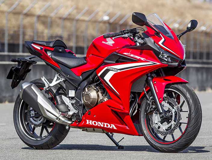 Kit de carénage rouge Amotopart 2022 CBR400R Honda