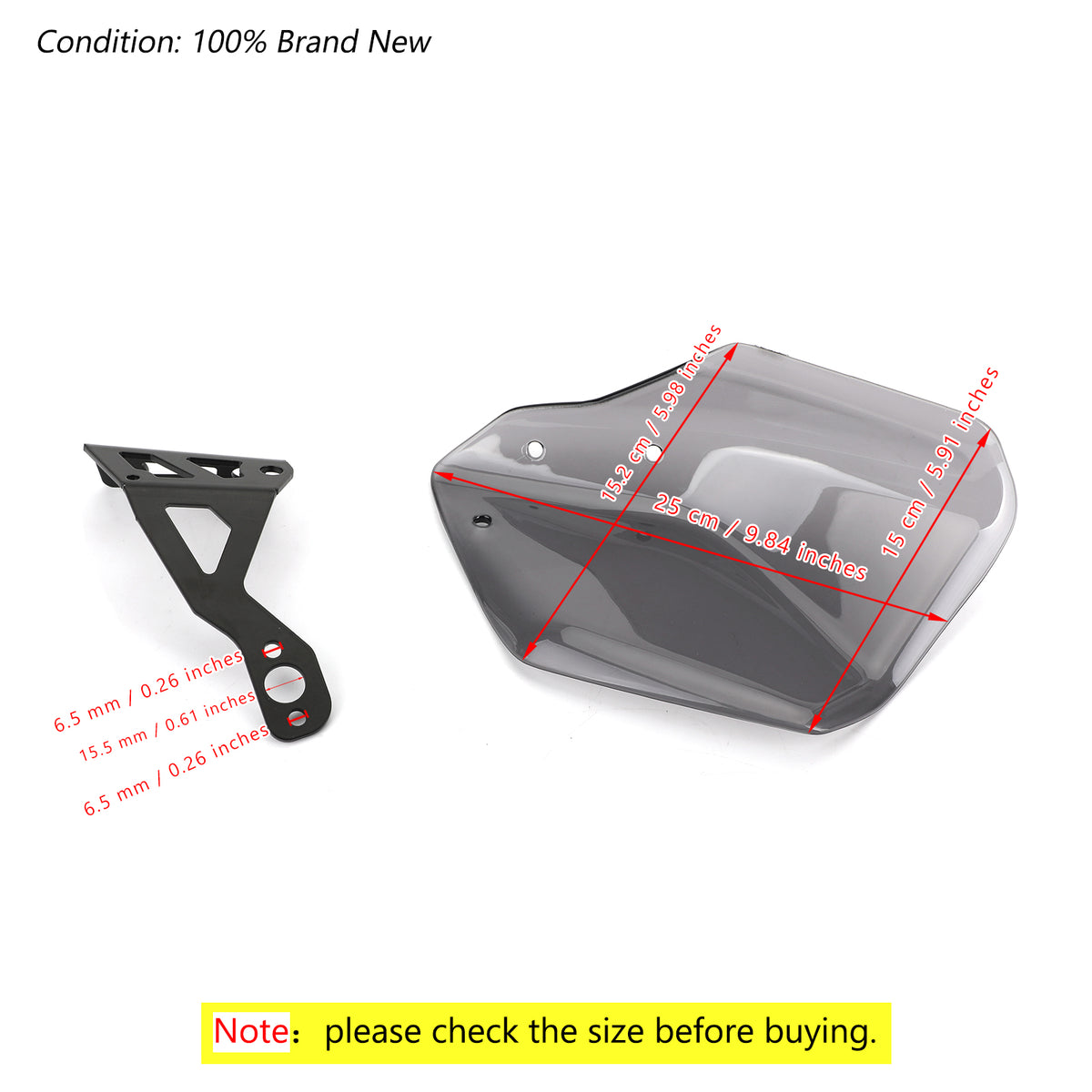 2011-2016 BMW K1600GT K1600GTL Handguard Handlebar Shells Protector