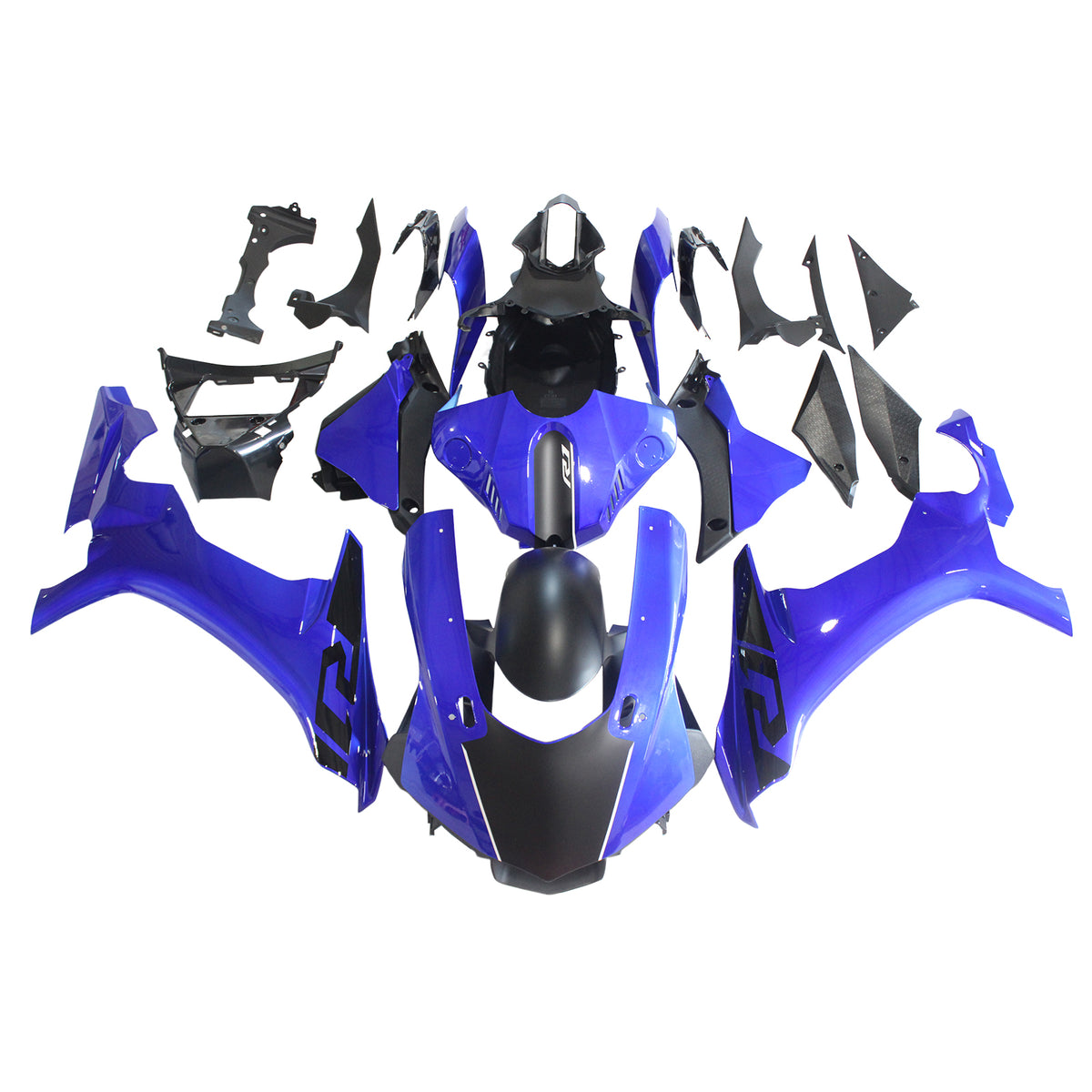 Amotopart 2015–2019 YZF 1000 R1 Yamaha blaues Verkleidungsset
